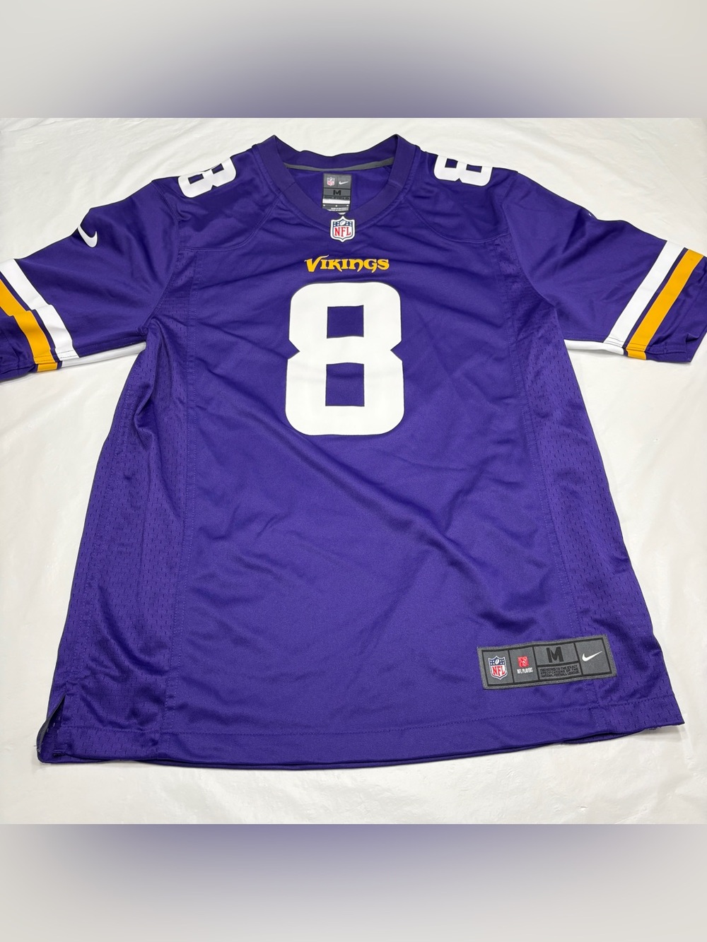 Nike Minnesota Vikings Sam Bradford #8 Jersey Purple Mens Medium